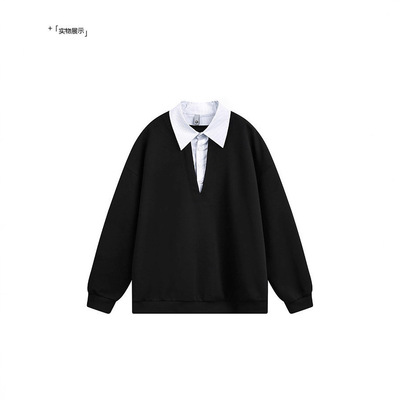 智快鱼潮牌ggvv高级感2025新款忘不了青少年男装帅气学生潮流卫衣