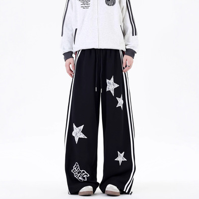 智快鱼京东品牌潮流前线男装官方旗舰店曼哈顿男裤2025新款休闲裤