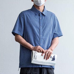 智快鱼唯品会官方牌2026新款潮男装潮牌高级感英爵伦短袖衬衫