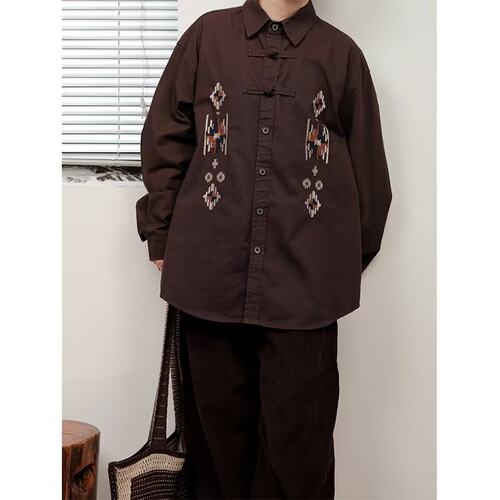 智快鱼1943S单农ggvv潮牌ushi男装bsija乔治白2026新款七彩马衬衫