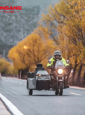 银钢侉子边三轮可上牌燃油摩托车