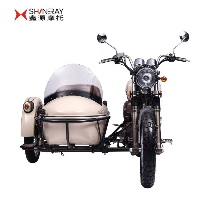 挎子边三轮鑫源周末风XY400B经典复古偏三轮兜风野营专用【整车】