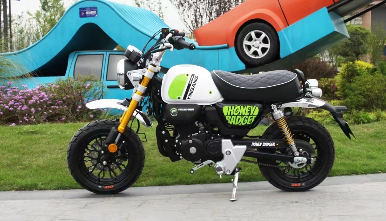 银钢蜜獾燃油摩托车YG150-22H小猴子迷你车型可上牌