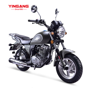 银钢mini摩托车整车可上牌街车燃油国四电喷机车YG150 22C