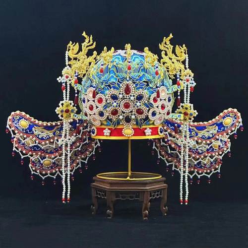 diy凤冠绣片刺绣 配件 宋冠 明冠 十二龙九凤冠 六龙三凤冠