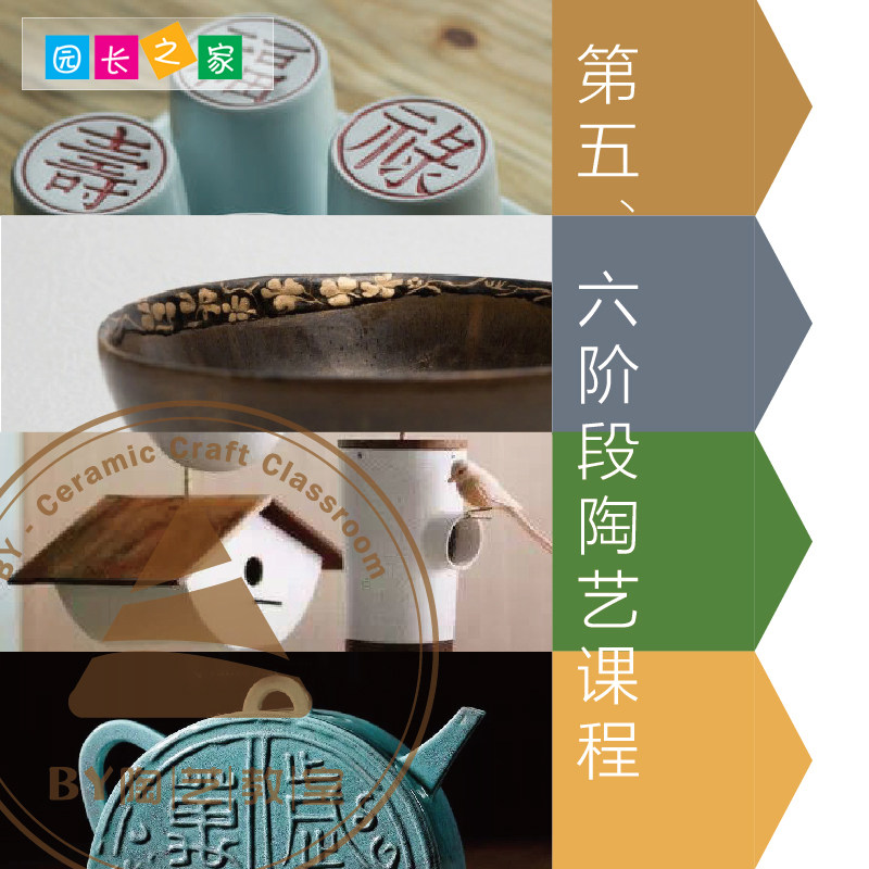 园长之家博苑幼儿园by陶艺主题教室5-6阶段 儿童材料箱手工材料包