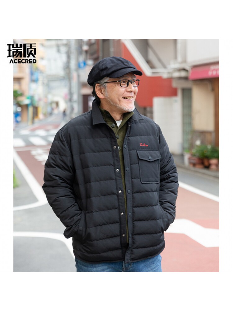 DOWN JACKET DAD WARM WINTER JACKET MIDDLE-AGED DAD AUTUMN AND WINTER JACKET MIDDLE-AGED AND ELDERLY TOPS GRANDPA CLOTHES