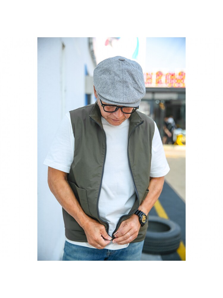 MIDDLE-AGED DAD AUTUMN COAT MIDDLE-AGED AND ELDERLY COTTON VEST THIN SPRING AND AUTUMN HORSE CLIP OLD MAN SHOULDER DAD VEST