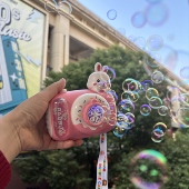 亨林玩具卡通兔子泡泡机儿童电动吹泡泡玩具可爱泡泡相机