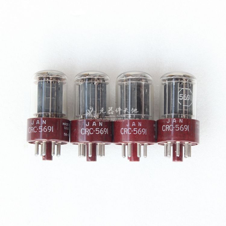 RCA 5691红座白字发霉屏双方环直代6SL7电子管 750元/只下机