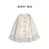 詹祥和·复古新中式 云喃风语 桑蚕丝丝毛手推绣手工高定日常时