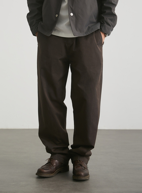 PTSE 2025SS男宽松直筒阔腿休闲长裤