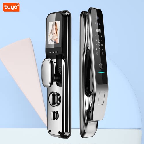 Tuya涂鸦智能门锁WiFi3D人脸识别ZigBee场景联动视频通话远程开门