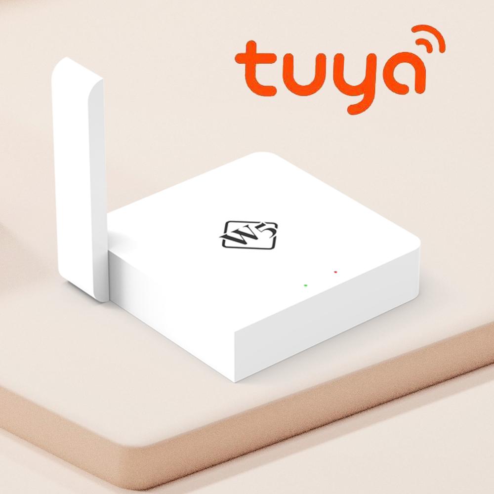 Tuya涂鸦智能家居ZigBee蓝牙无线网关W5远程加强信号定时场景联动