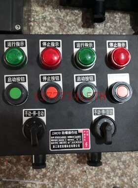 防爆防腐操作柱 LCZ8030/BZC8050-2组3组4组防爆启停按钮操作柱箱