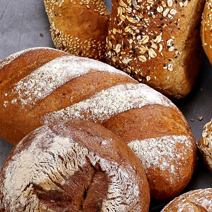 德国巴伐利亚黑麦酸包 Bavaria Rye Bread 500g无油无糖无蛋无奶