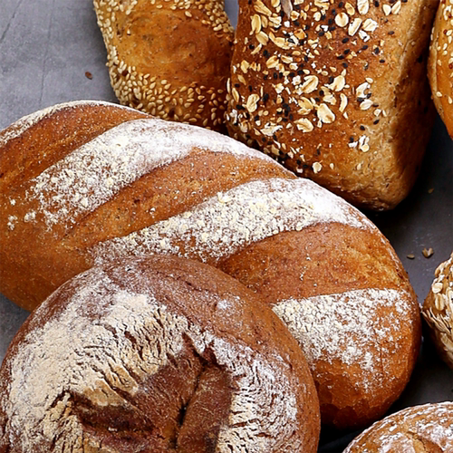 德国巴伐利亚黑麦酸包 Bavaria Rye Bread 500g无油无糖无蛋无奶