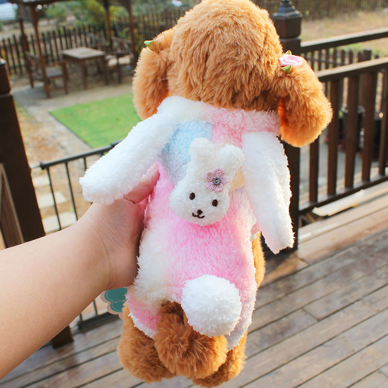 一斤超小码四脚兔子衣吉娃娃鹿娃冬季加厚宠物狗衣服比熊茶杯幼犬