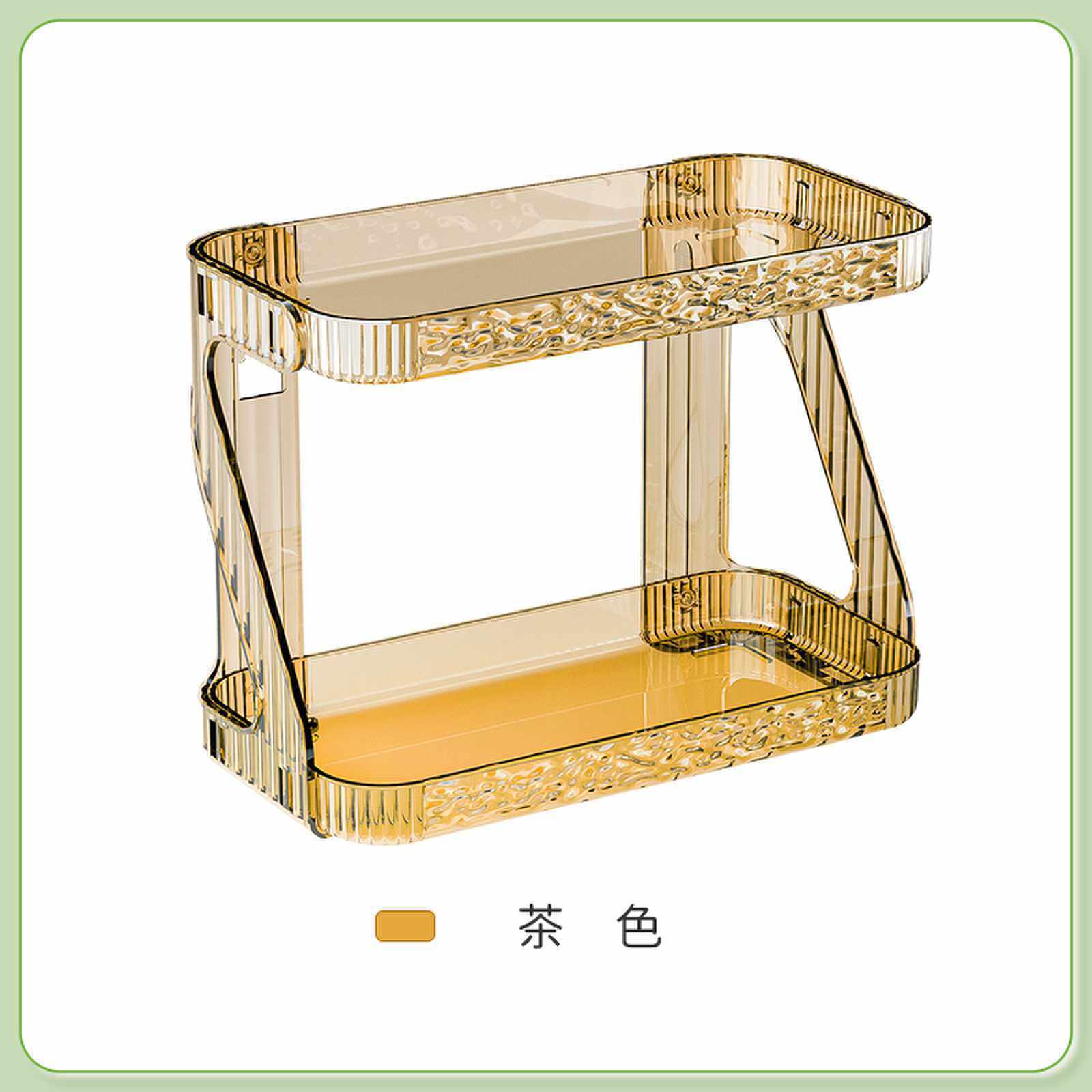 双层置物架可壁挂洗漱台面化妆品收纳架卫生间免打孔壁厨房置物架,家装主材,卫浴置物架,淘宝优惠券,粉丝福利购,淘宝优惠卷