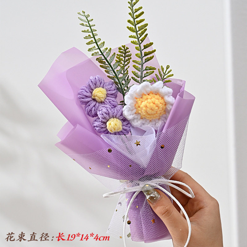 仿真花礼品永生小花束针织泡芙花装饰配饰假花伴手礼,家居饰品,仿真花/假花,淘宝优惠券,粉丝福利购,淘宝优惠卷