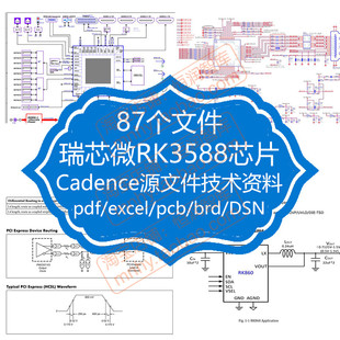 瑞芯微RK3588芯片Cadence源文件NVR资料DDR设计AIoT集成电路技术