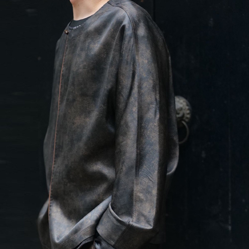 【再易】2025新款鎏金缎香云纱桑蚕丝男士重工开衫ZY0382S-F158,男装,唐装,淘宝优惠券,粉丝福利购,淘宝优惠卷