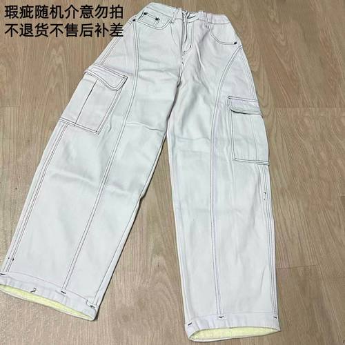 2026秋冬新款美式复古弯刀baggy工装裤男女潮牌街头宽松休闲裤子