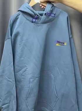 秋冬新款加绒韩版卫衣宽松休闲百搭连帽卫衣女设计感小众上衣潮牌