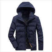 男装 白鸭绒外套男0308 休闲连帽保暖羽绒服青年潮男韩版 冬季 时尚