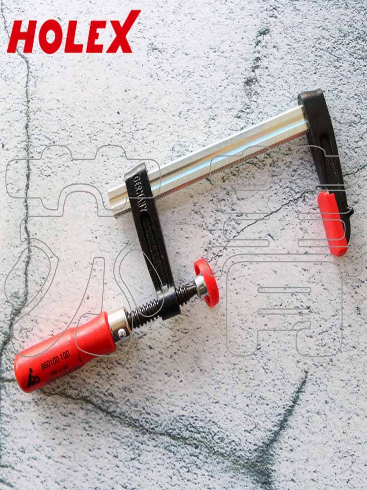德国原装进口霍夫曼holex 快速螺旋夹具 带有梯形螺纹和活动压板