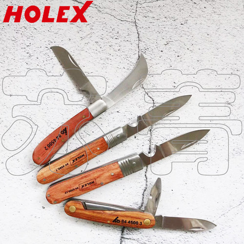 霍夫曼HOLEX木柄电工刀844500