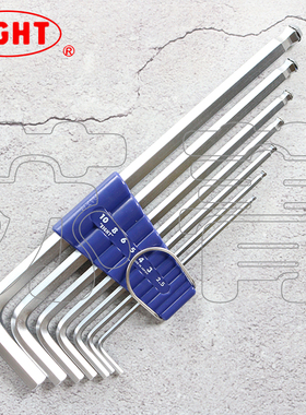 日本原装百利EIGHT加长内六角扳手套装BCT-S5 BCT-S7 BCT-S9 公制