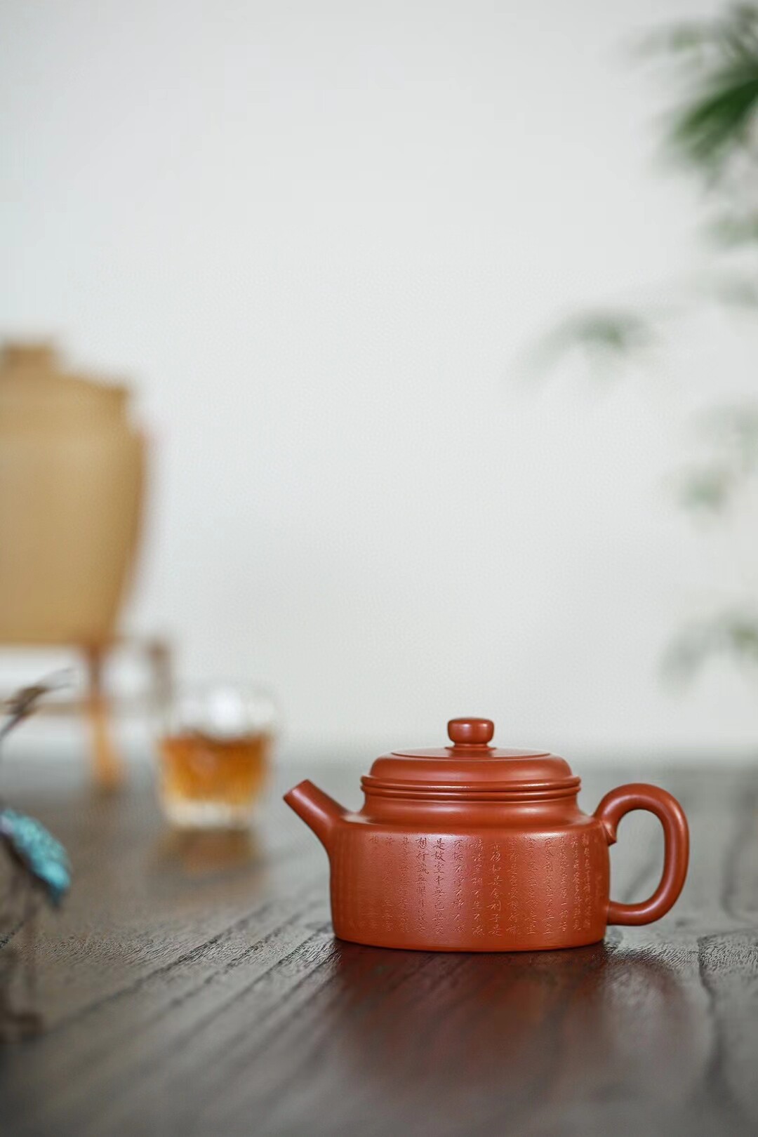 宜兴紫砂壶纯全手工茶壶泡茶壶原矿朱泥心经德钟茶壶具