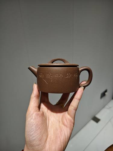 宜兴紫砂壶/汉瓦壶/老段泥/实力派道森精工半手制作/150cc