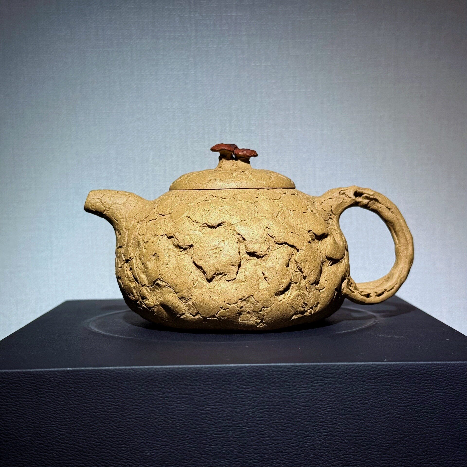 供春壶家藏老段泥容量220cc谢多莲全手工制作精工紫砂壶茶具