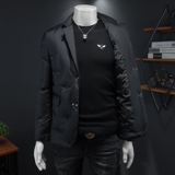Y9590P2952024高端冬季90%白鸭绒刺绣西装领羽绒服假模405，男装西服套装，钱塘6016-1(原3019)