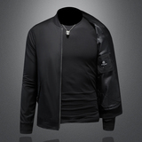 2026年新款刺绣棒球领休闲夹克钱塘3019-JK9070P145镂空黑色，男装夹克，钱塘6016-1(原3019)