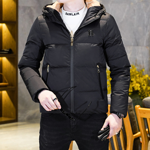 Y6695 P310 2024高端冬季90%白鸭绒亮面连帽羽绒服  真模图片