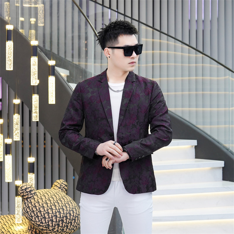 2025年新款男士修身西装大码西服钱塘3019X6726P160真模，男装西服，钱塘6016-1(原3019)