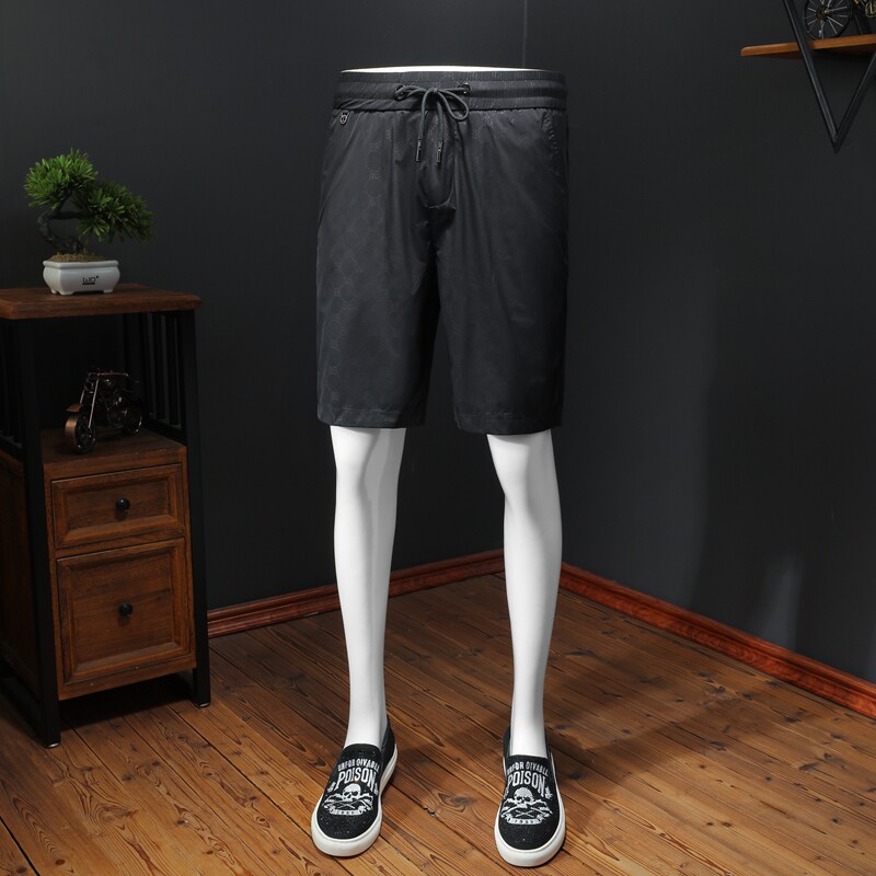 2025年夏季新款休闲短裤钱塘30191271P65假模，男装休闲裤，钱塘6016-1(原3019)