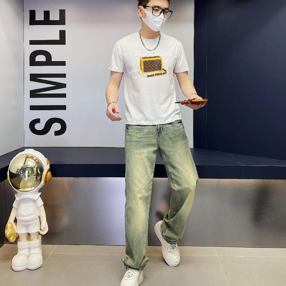 2025年新款短袖T恤钱塘3019TX3009P75真模，男装T恤，钱塘6016-1(原3019)