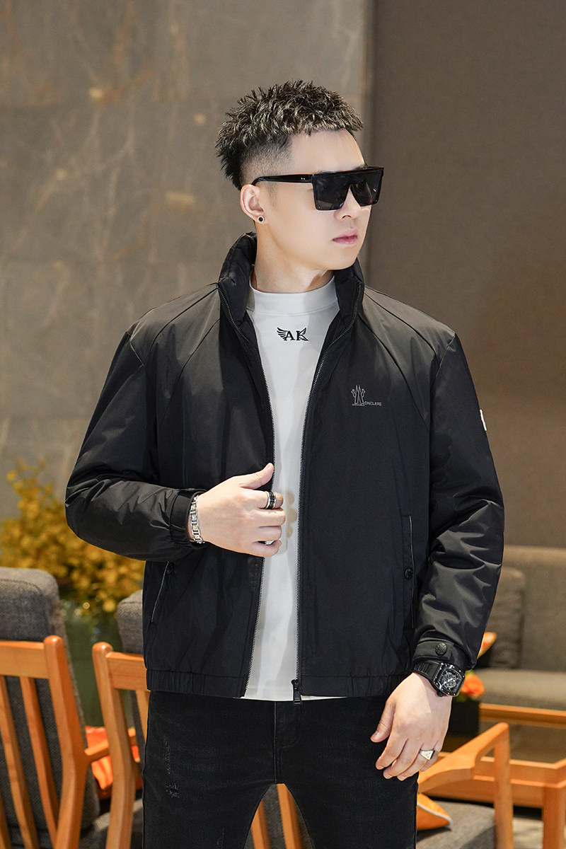 Y9806P2902025高端冬季90%白鸭绒印花立领羽绒服真模325,男装羽绒服,钱塘6016-1(原3019)