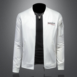 2026年新款刺绣棒球领休闲夹克钱塘3019-JK9070P145镂空黑色，男装夹克，钱塘6016-1(原3019)