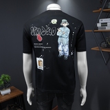 2025年新款微阔短袖T恤钱塘3019TX83019P65假模，男装T恤，钱塘6016-1(原3019)