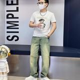 2025年新款短袖T恤钱塘3019TX3008P75真模，男装T恤，钱塘6016-1(原3019)