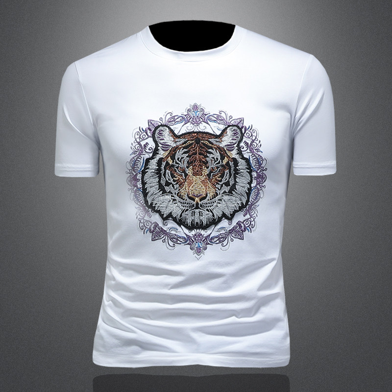 2025年新款短袖T恤钱塘3019TX3069P70，男装T恤，钱塘6016-1(原3019)