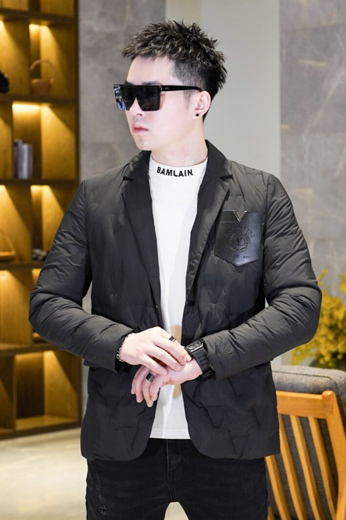 Y9591P2952024高端冬季90%白鸭绒压花西装领羽绒服真模405,男装羽绒服,钱塘6016-1(原3019)