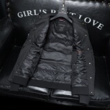 Y26875P3352025高端冬季90%白鸭绒翻领暗花羽绒服沙发375，男装羽绒服，钱塘6016-1(原3019)