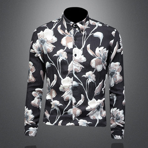 2026年新款长袖衬衫青春大码修身衬衣 钱塘3019 9775 P85 镂空，男装衬衫，钱塘6016-1(原3019)