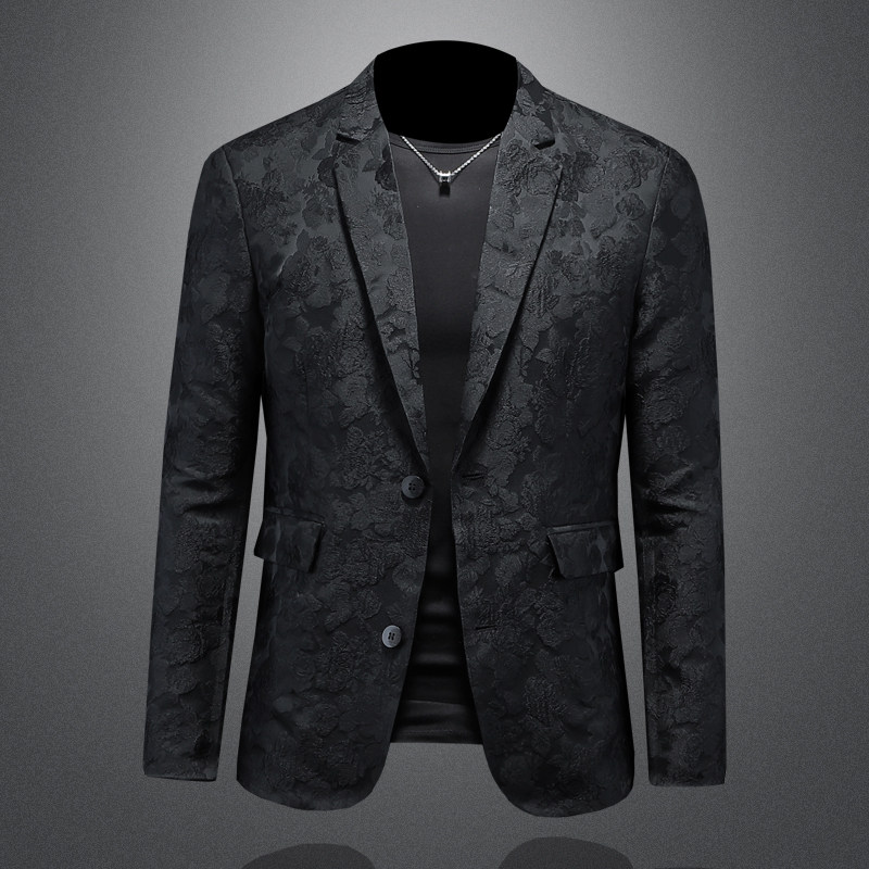 2026年新款男士修身西装大码西服钱塘3019X6726P160镂空，男装西服，钱塘6016-1(原3019)